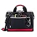 16-inch Tool Bag with 25 Pockets, Wide Mouth Tool Storage Bag with Adjustable Shoulder Strap and Extra Bottom Base, Great for Electrician, Engineers, Plumber, Mechanic and Cable Repairman