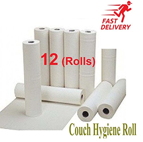 12 White Couch Rolls Hygiene Roll 20 Medical Salon Beauty 40m