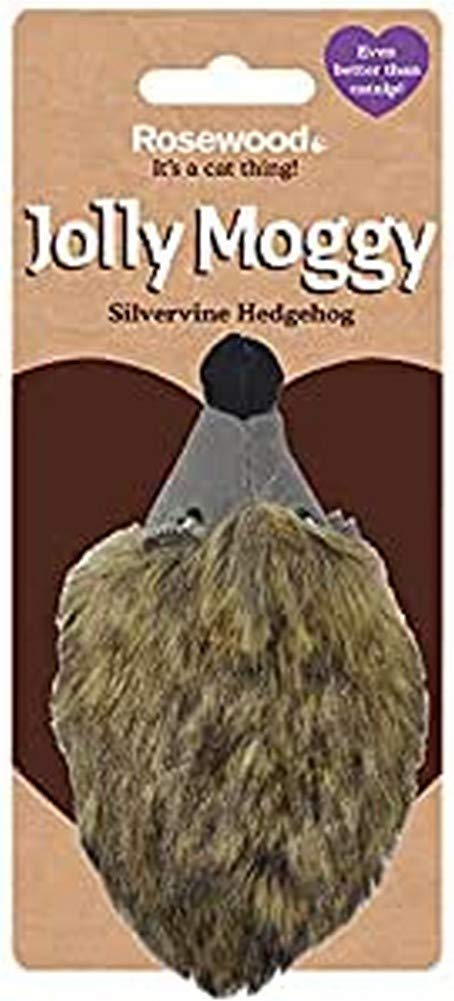 Rosewood Silvervine Cat Toy – Stuffed Hedgehog Plush Toy with Natural Silvervine – Catnip Alternative – Promotes Play, Exercise and Healthy Behaviour – Interactive Indoor Cat Toys