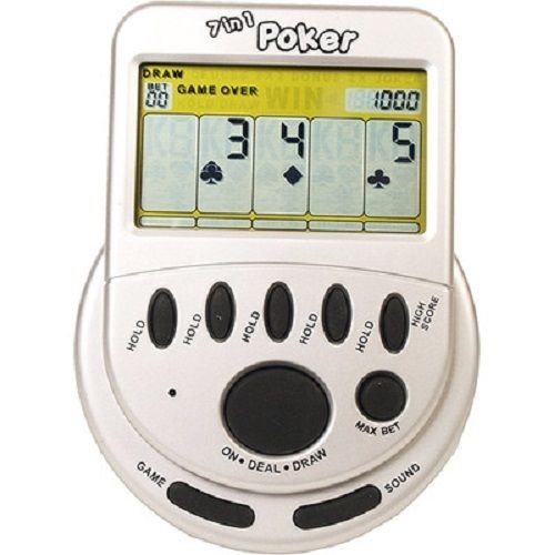 Mega Screen 7 In 1 Poker New Large Screen Hand Held Video Electronic Game Fun ,#G14E6GE4R-GE 4-TEW6W289337