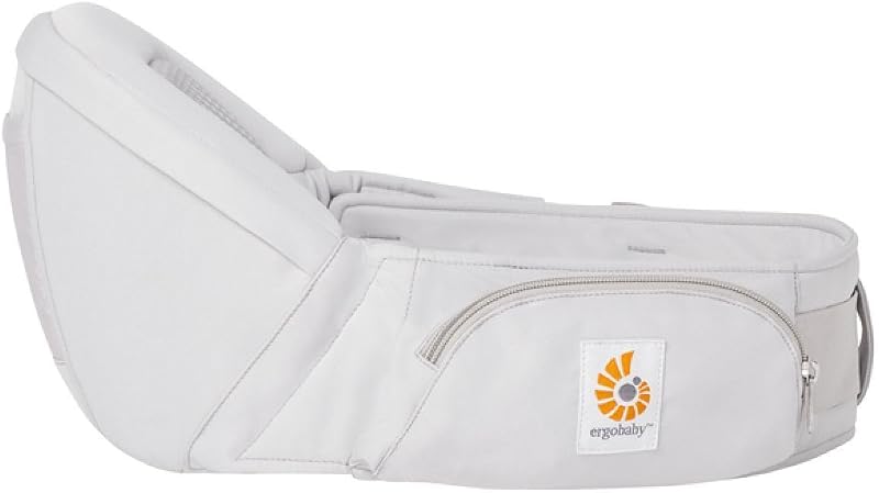 Lift Hip Seat Babytrage mit Babyhüftsitz für Babys und Kleinkinder ab 6 Monaten (7,7 kg - 20,4 kg), Hüftsitz Trage Hüfttrage, Pearl Grey