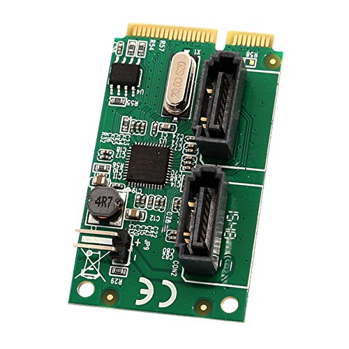 Syba 2 Port SATA III Mini PCI-e Pci-express Card full size Components Other SD-MPE40056
