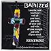 Handmade in USA Mosaic Glass Cross for Baptism - Baptism Gift for Girl/Boy/Kids/Adults - Baptism Keepsake