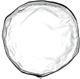 Fudeshe 2pk Black Drum Lid Cover 25.59" Stretchable Oxford Cloth 55 Gallon view 4