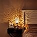 POPILION All-Match Style Romantic Atmosphere Bedroom Crystal Table Lamp,Inlaid Rhombus Crystal