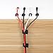 Autley Adhesive Cable Clips (100 Pieces, Two Sizes) Cable Wire Management Organizer Cable Tie Clamp Holder for Car, Office and Home