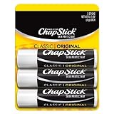 2 Pack of 3 ChapStick Classic Original Flavor 0.15 Ounce Lip Balm Tube