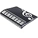 WOGOD Music Sheet File Paper Documents Storage Folder Holder Plastic.A4 Size,40 Pockets (Black)