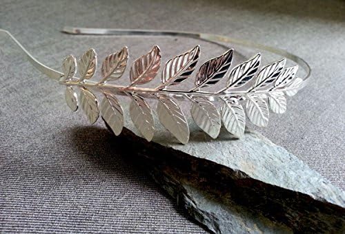 Wedding Bridal Hair Piece ,Silver Leaf Hair Piece , Leaves Headband,Silver Leaf Tiara