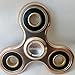 Metal Fidget Spinner (Gold) by Envolve - For focus, calm anxiety, and break nervous habits - Long spins 3-5 minutes (Gift Packaging)