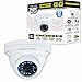Night Owl Security Hi-Resolution 900 TVL Security Dome Camera, Audio Enabled, with 75-Feet of Night Vision