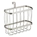 iDesign York Metal Over the Tank Magazine Rack, Newspaper and Book Holder for Bathroom, Office, Bedroom, Den, 9.25