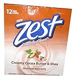 Zest Creamy Cocoa Butter & Shea Moisture-Rich Bars (12 count)