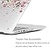 GMYLE MacBook Pro 13 Case with Retina Display No CD-ROM (A1502/A1425, Version 2015/2014/2013/end 2012), Plastic Hard Clear Glossy Case Shell - Pink Flowers Cherry Blossom