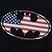 Batman Patriotic Logo USA FLag T Shirt & Exclusive Stickers