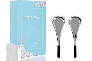 COZYKIT Ice Globes Facial Skin Care Tools for Women Face Eyes, Stainless Steel Face Beauty Cryo Sticks for Girls Ladies