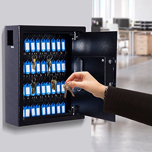 1 HomCom+Steel+Lockable+Organizer+Cabinet