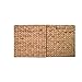 Decorative Hand-Woven Water Hyacinth Wicker Storage Baskets, Set of Three 13x11x11 Baskets Perfect for Shelving Units