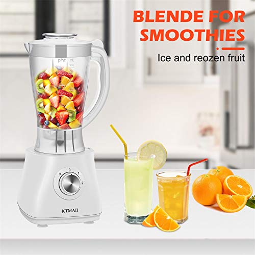 Food Processor KTMAII 8 in 1 Blender Food Processor Combo, 5Cup Food