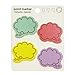 Wrapables Colorful Thinking Bubble Sticky Notes, Set of 2