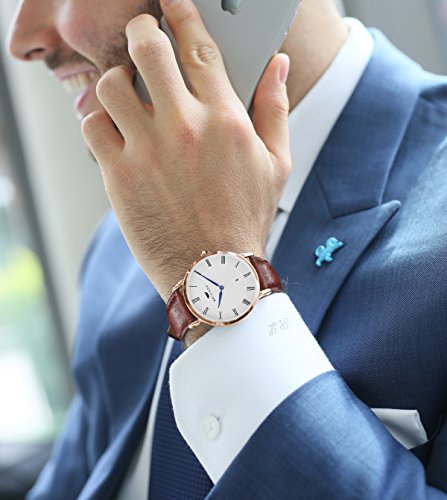 Swiss Brand Nice Fashion Minimalist Men's Dress Watch Waterproof