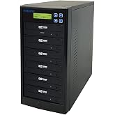 PlexCopier 24X SATA 1 to 5 CD DVD M-Disc Supported Duplicator Writer Copier Tower with Free DVD Video Copy Protection