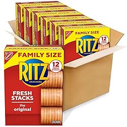 RITZ Fresh Stacks Original Crackers, Family Size, 6