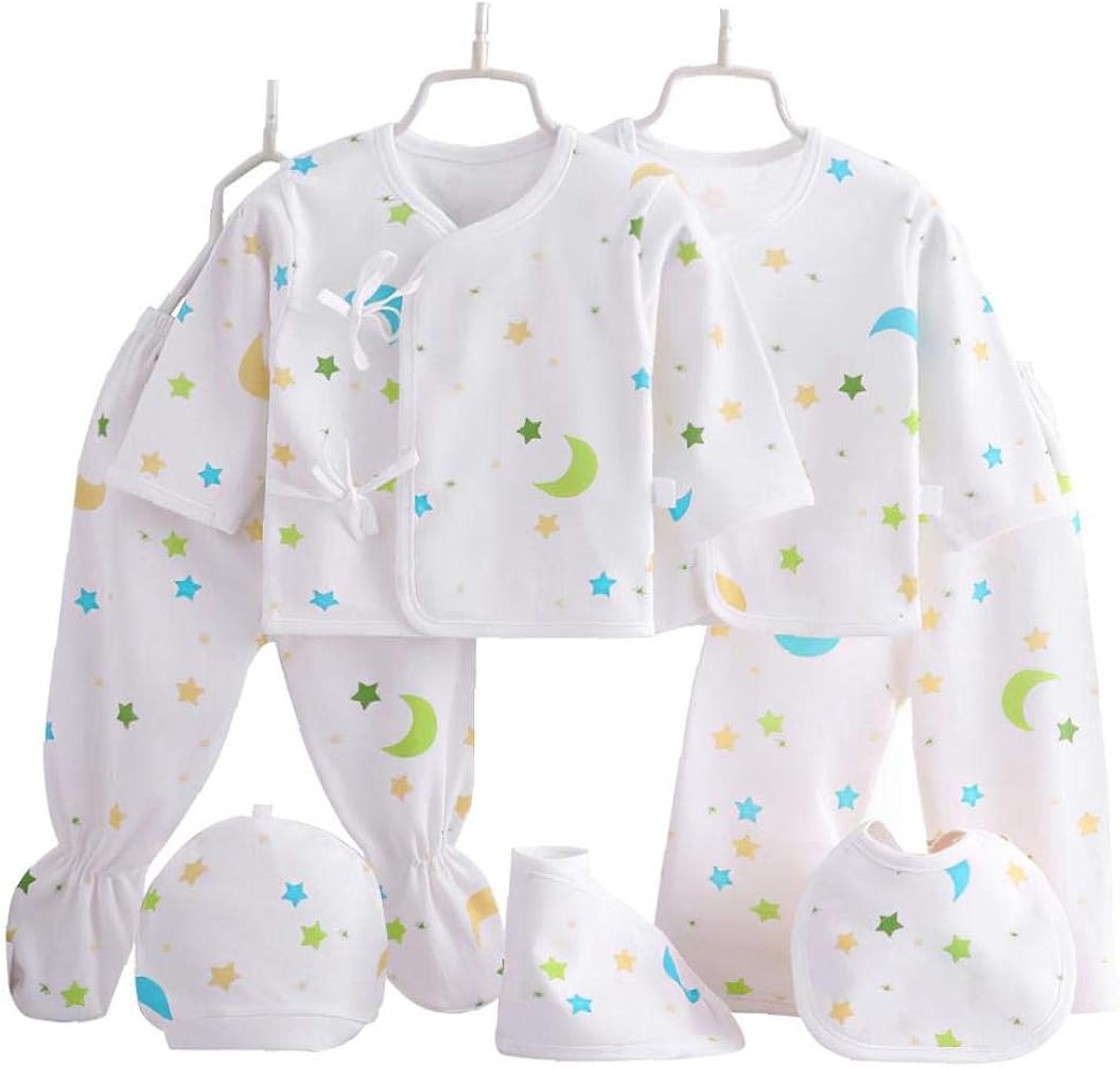 Newborn Pajama Set Longsleeve Sleepwear Longsleeve Top Pants Hat Bib