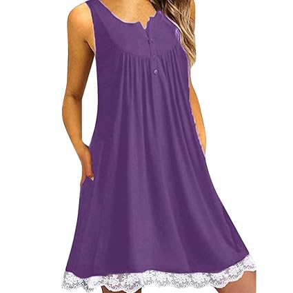 purple beach dress