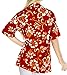 Ladies Hawaiian Shirt Beach Top Aloha Blouses Holiday Tank Casual Sport Boho