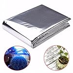 82x47 Inch Silver Plant Reflective Film Grow Light Accessories Greenhouse Reflectance Coating