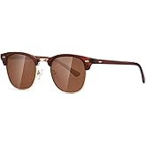 AEVOGUE Polarized Sunglasses For Women And Men Semi Rimless Frame Retro Sun Glasses AE0369
