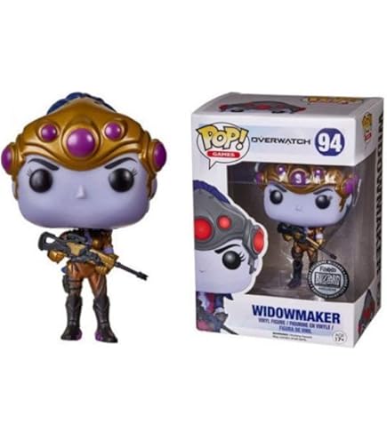Amazon.com: Funko Pop! Games: Overwatch Action Figure - Widowmaker