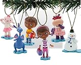 Disney's Doc McStuffins Holiday Ornament Set- (6) PVC Figure Ornaments Included - Limited Availability