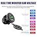 LiDiVi 2 USB Charger Socket Power Outlet 2.1A & 2.1A with 12-24V Voltmeter Green LED Digital Display for Car Boat Marine Mobile…
