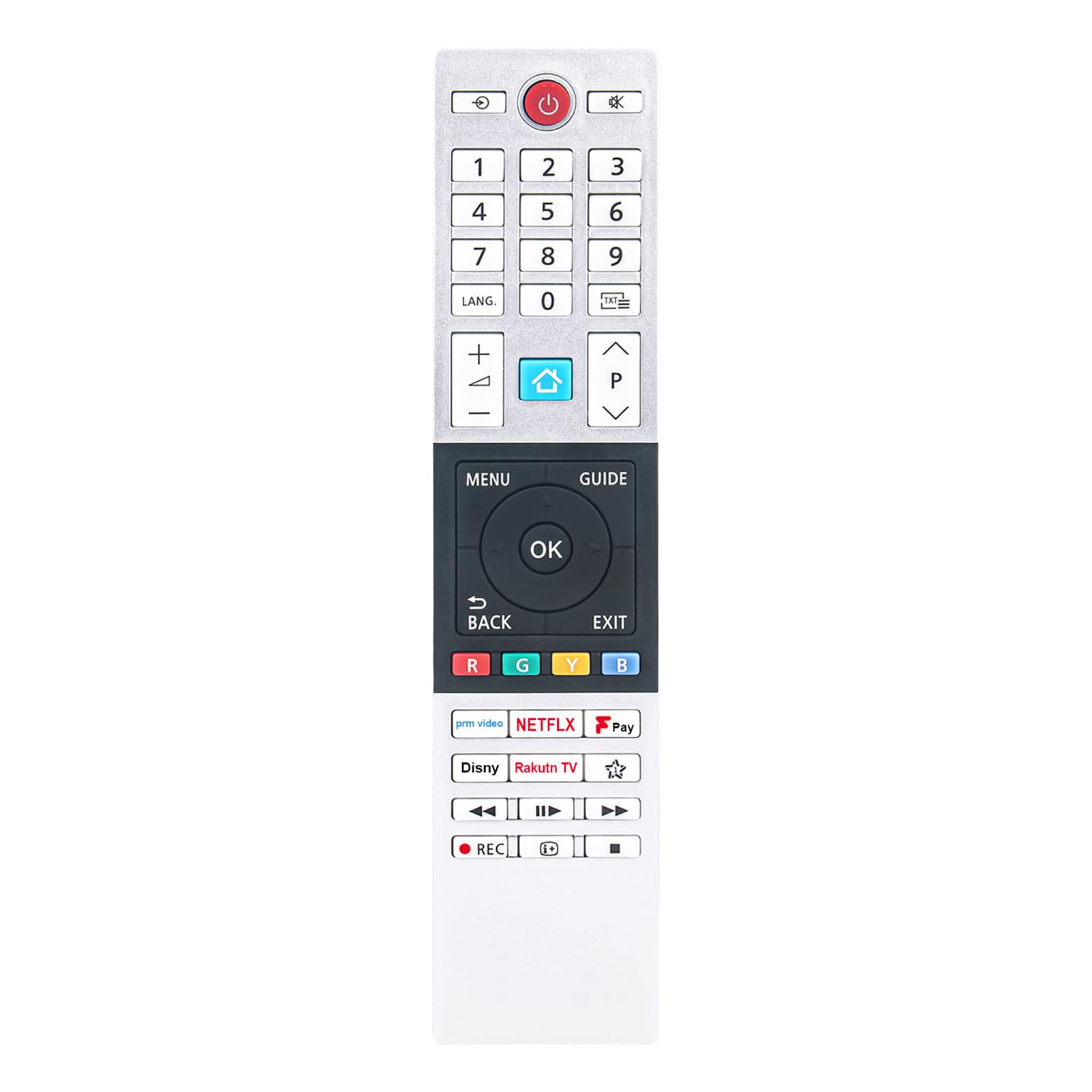 VINABTY CT-8568 Replacement Remote Control Compatible with TOSHIBA TV 50UV2363DB 435UV2363DB 55UV2363DB 65UV2363DB