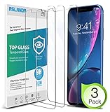 Bangbreak Screen Protector Compatible with iPhone XR [3 Pack] Tempered Glass Screen Protector. Crystal Clear 9H Hardness 3D Touch Compatible 2018 New iPhone XR Glass Screen Protector
