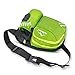 Sunhiker Outdoor Waist Bag, Sports Water Resistant Waist Pack with Water Bottle (Not Included) Holder, Running Belt Bag Pouch Fanny Pack for Hiking Running Cycling Camping Climbing Travel(Green)