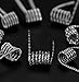 Buvelife 48 Pcs Pre-built Coils Kit 8 Different Kinds Coils Resistance Wire in Ferris Wheel Box