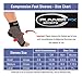 Runner FX Sports Neuropathy Socks, Plantar Fasciitis Sock for Men and Women, Compression Foot Sleeves, Foot Pain Relief