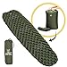 Wise Owl Outfitters Camping Pad - Premium Inflatable Camping Sleeping Pad for Outdoor and Backpacking - Ultralight Compressible Camping Mat - Bubble and Wave Design with Air Inflator Pump Included primary