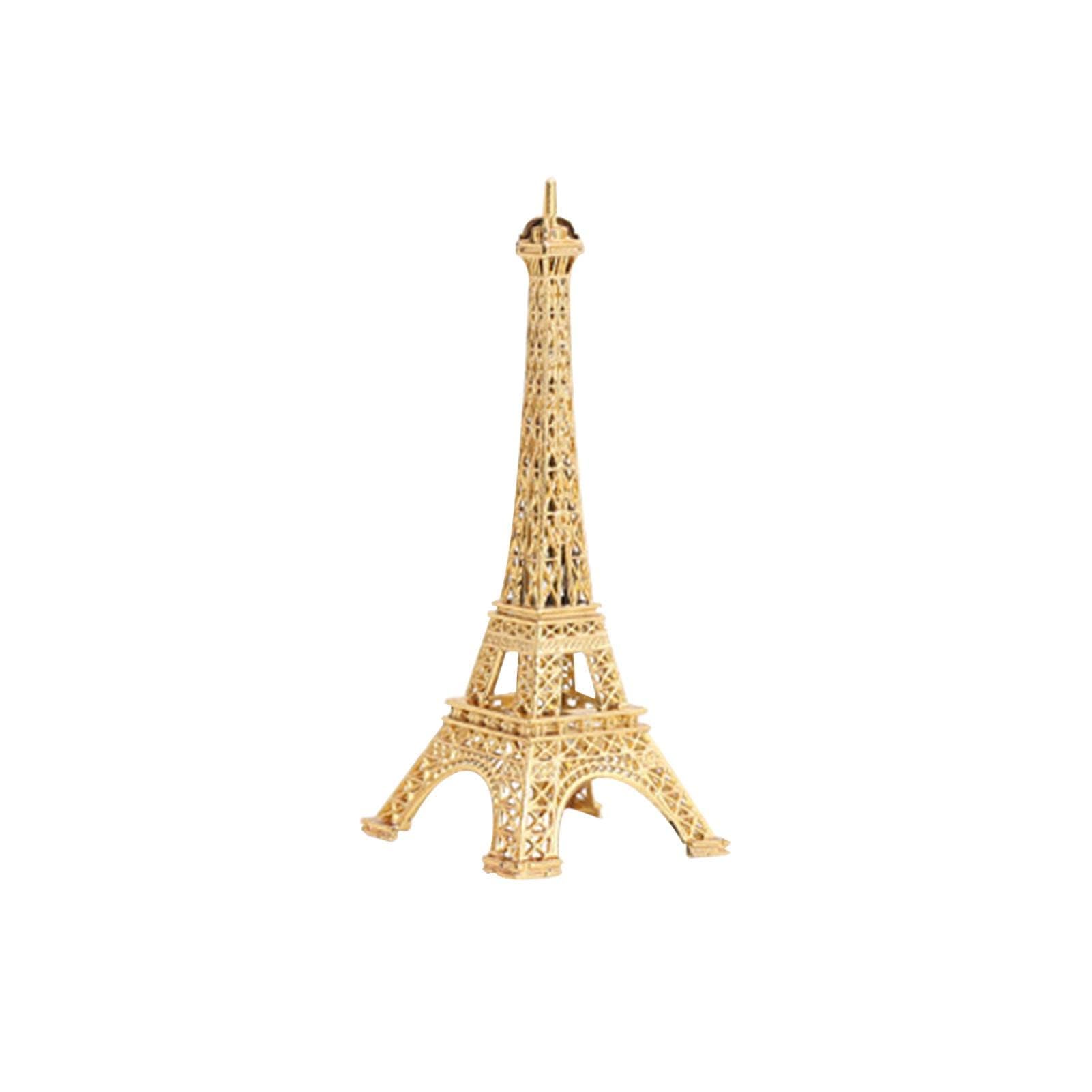 Photo 1 of SYCOOVEN Mini Metal Eiffel Tower Model Figurine, French Eiffel Tower Decoration for Souvenirs, Cake Table Decor, Gifts, Party, Home Decoration