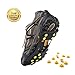 weanas Ice and Snow Traction Cleats Universal Slip-on Stretch fit Snow Ice Spikes Crampons (X-Large) with 10 Replacement Crampons