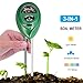 CHINFAI Soil Moisture Meter, 3-in-1 Soil PH Meter For Moisture, Light & pH,Indoor/Outdoors High Accurate & Easy Read Indicator (No Battery Needed)
