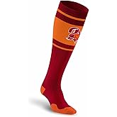 For Bare Feet NFL Classic TAMPA BAY BUCCANEERS Marathon Compression Sock Team Color Large/Extra Large