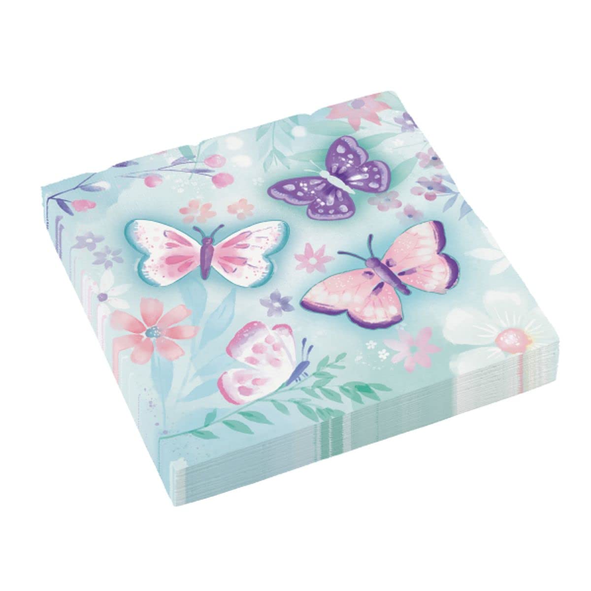 Amscan Flutter Butterfly Luncheon Napkins | 16 Pieces