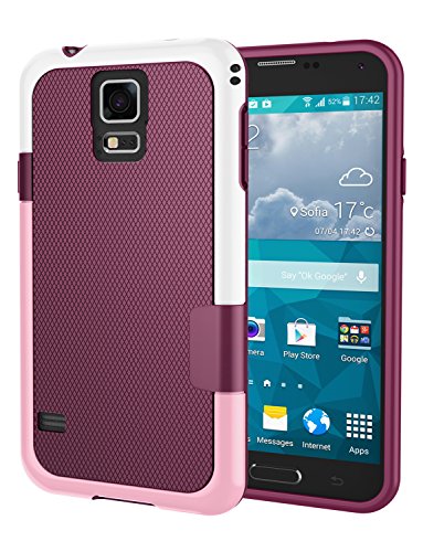 Galaxy S5 Case, Jeylly [3 Color] Slim Hybrid Impact