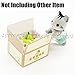 ORCARA Food Miniature Dollhouse Worldwide Fruit And Drink Toy Figure Set of 8
