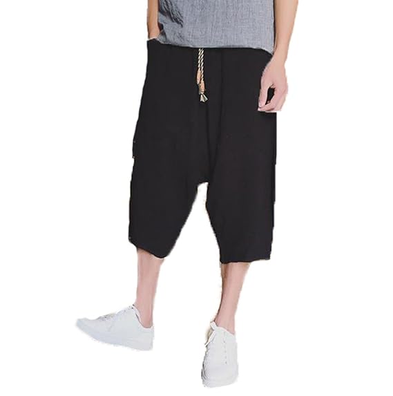 Amazon Gudeke夏 サルエルパンツ メンズ 綿 パンツ メンズ ボトムス