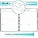 2019 Planner - Academic Weekly, Monthly and Yearly Planner with Tabs, Flexible Cover with Julian Dates, Twin-Wire Binding, 8.25